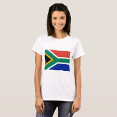 Vlag van Zuid-Afrika T-shirt (Voorkant volledig)