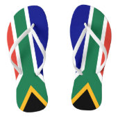 Vlag van Zuid-Afrika Teenslippers (Voetbed)