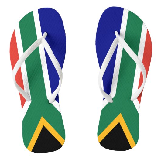 Vlag van Zuid-Afrika Teenslippers (Voetbed)