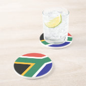 Vlag van Zuid-Afrika Zandsteen Onderzetter (Zijkant)