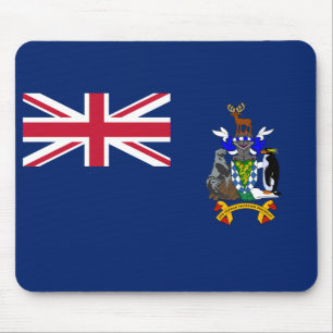 Vlag van Zuid-Georgia en de Zuidelijke Sandwicheil Muismat