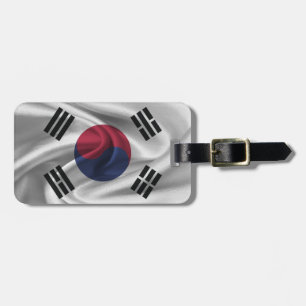 Vlag van Zuid-Korea Bagagelabel