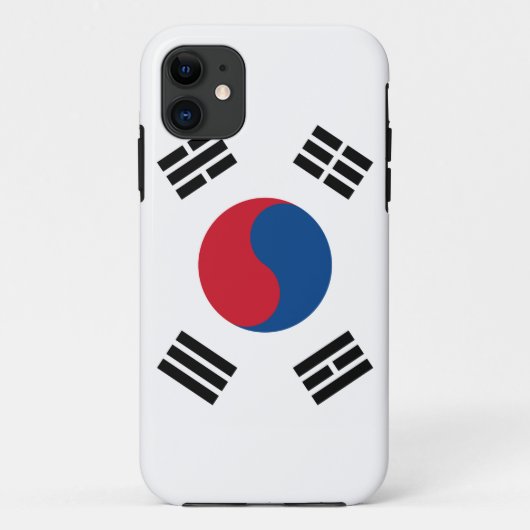 Vlag van Zuid-Korea Case-Mate iPhone Case (Achterkant)