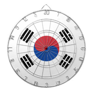 Vlag van Zuid-Korea Dartbord