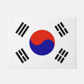 Vlag van Zuid-Korea Deurmat