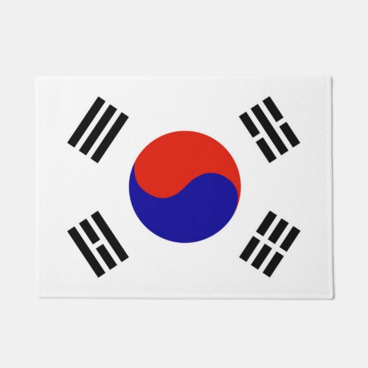 Vlag van Zuid-Korea Deurmat (Voorkant)