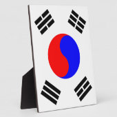Vlag van Zuid-Korea Fotoplaat (Zijkant)
