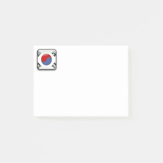 Vlag van Zuid-Korea Post-it® Notes (Voorkant)