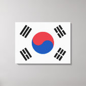 Vlag van Zuid-Korea (ROK) Canvas Afdruk (Voorkant)