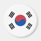 Vlag van Zuid-Korea (ROK) Magneet (Voorkant)