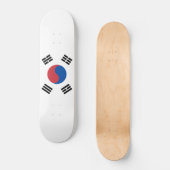 Vlag van Zuid-Korea (ROK) Skateboard (Voorkant)
