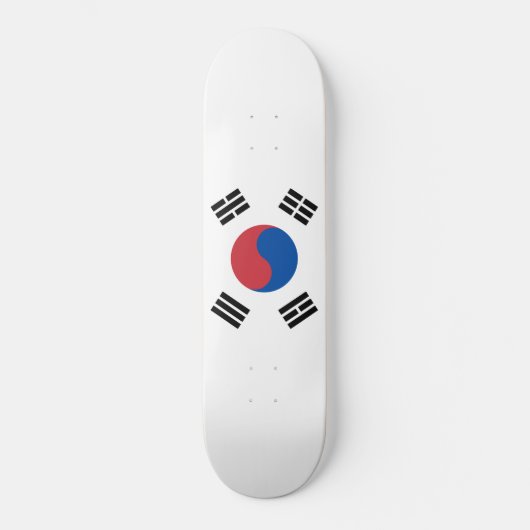 Vlag van Zuid-Korea (ROK) Skateboard (Voorkant)
