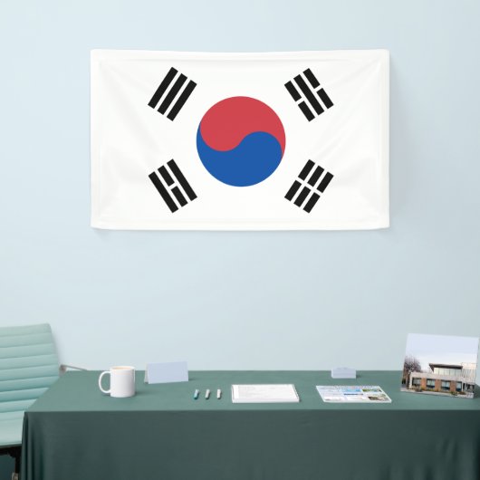 Vlag van Zuid-Korea (ROK) Spandoek (Beurs)