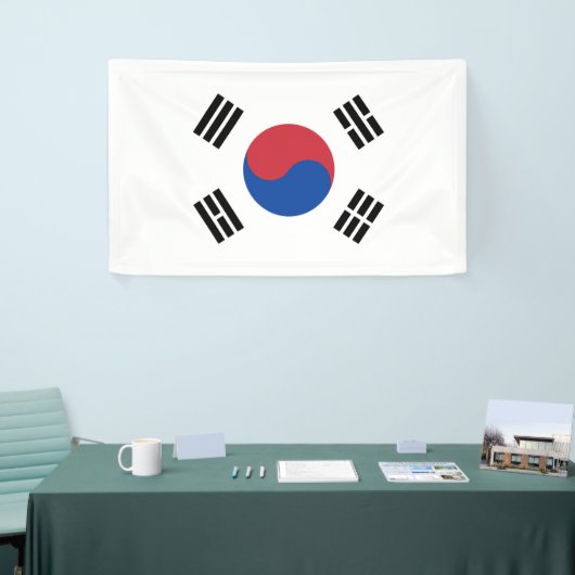 Vlag van Zuid-Korea Spandoek (Beurs)