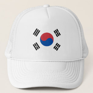 Vlag van Zuid-Korea Trucker Pet