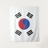 Vlag van Zuid-Korea Wandkleed (Voorkant)