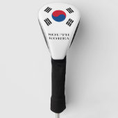 vlag van Zuid-Korea - Yin Yang Golfheadcover (Voorkant)