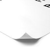 vlag van Zuid-Korea - Yin Yang Poster (Hoek)