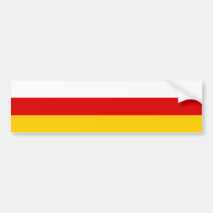 Vlag van Zuid-Ossetië Bumpersticker