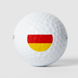 Vlag van Zuid-Ossetië Golfballen