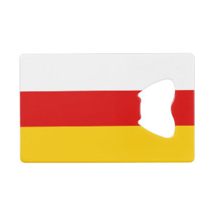 Vlag van Zuid-Ossetië Kredietkaart Flessenopener