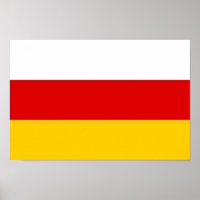 Vlag van Zuid-Ossetië