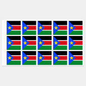 Vlag van Zuid-Soedan Labels (Vel)