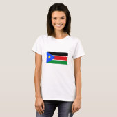 Vlag van Zuid-Soedan T-shirt (Voorkant volledig)