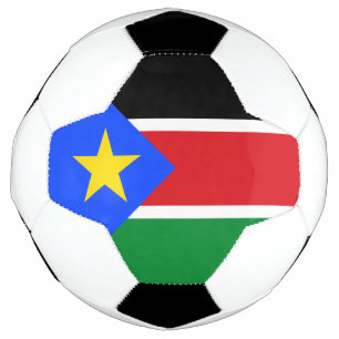 Vlag van Zuid-Soedan Voetbal