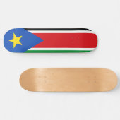 Vlag van Zuid-Sudan (Afrika) Skateboard (Horizontaal)