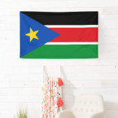 Vlag van Zuid-Sudan (Afrika) Spandoek (Insitu)