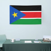 Vlag van Zuid-Sudan (Afrika) Spandoek (Beurs)