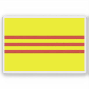 Vlag van Zuid-Vietnam (1955-1975) Sticker