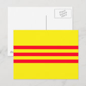 Vlag van Zuid-Vietnam Briefkaart (Voorkant / Achterkant)