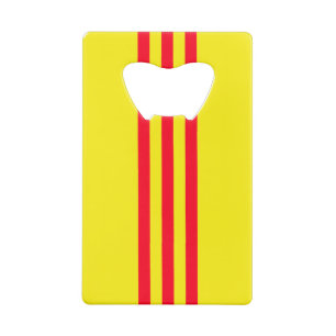 Vlag van Zuid-Vietnam Kredietkaart Flessenopener
