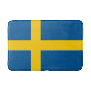 Vlag van Zweden Badmat