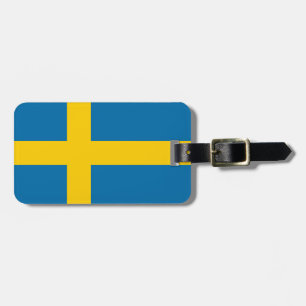 Vlag van Zweden Bagagelabel