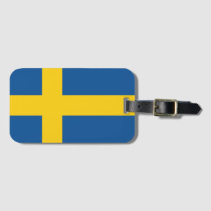 Vlag van Zweden Bagagelabel