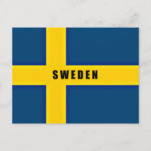 Vlag van Zweden Briefkaart