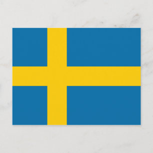 Vlag van Zweden Briefkaart