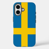 Vlag van Zweden Case-Mate iPhone Case (Achterkant)