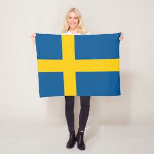 Vlag van Zweden Fleece Deken