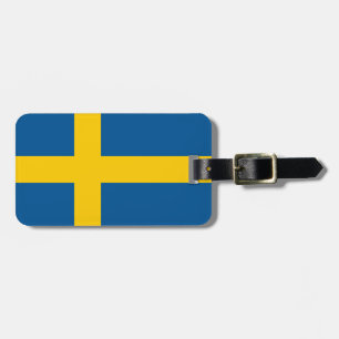 Vlag van Zweden gepersonaliseerd Bagagelabel