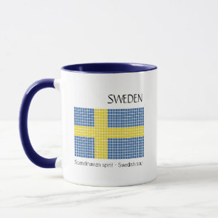Vlag van Zweden Mok