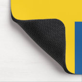 Vlag van Zweden Muismat (Hoek)