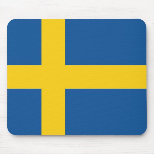 Vlag van Zweden Muismat (Voorkant)