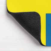 Vlag van Zweden Muismat (Hoek)