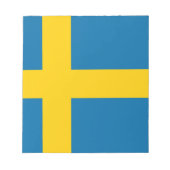 Vlag van Zweden Notitieblok (Voorkant)