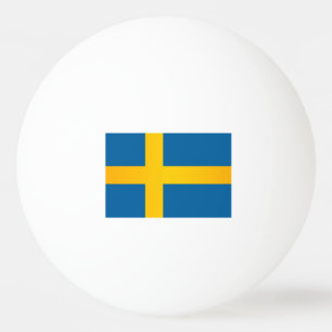 Vlag van Zweden Pingpongballen