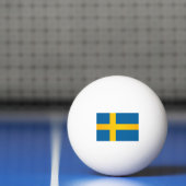 Vlag van Zweden Pingpongballen (Net)